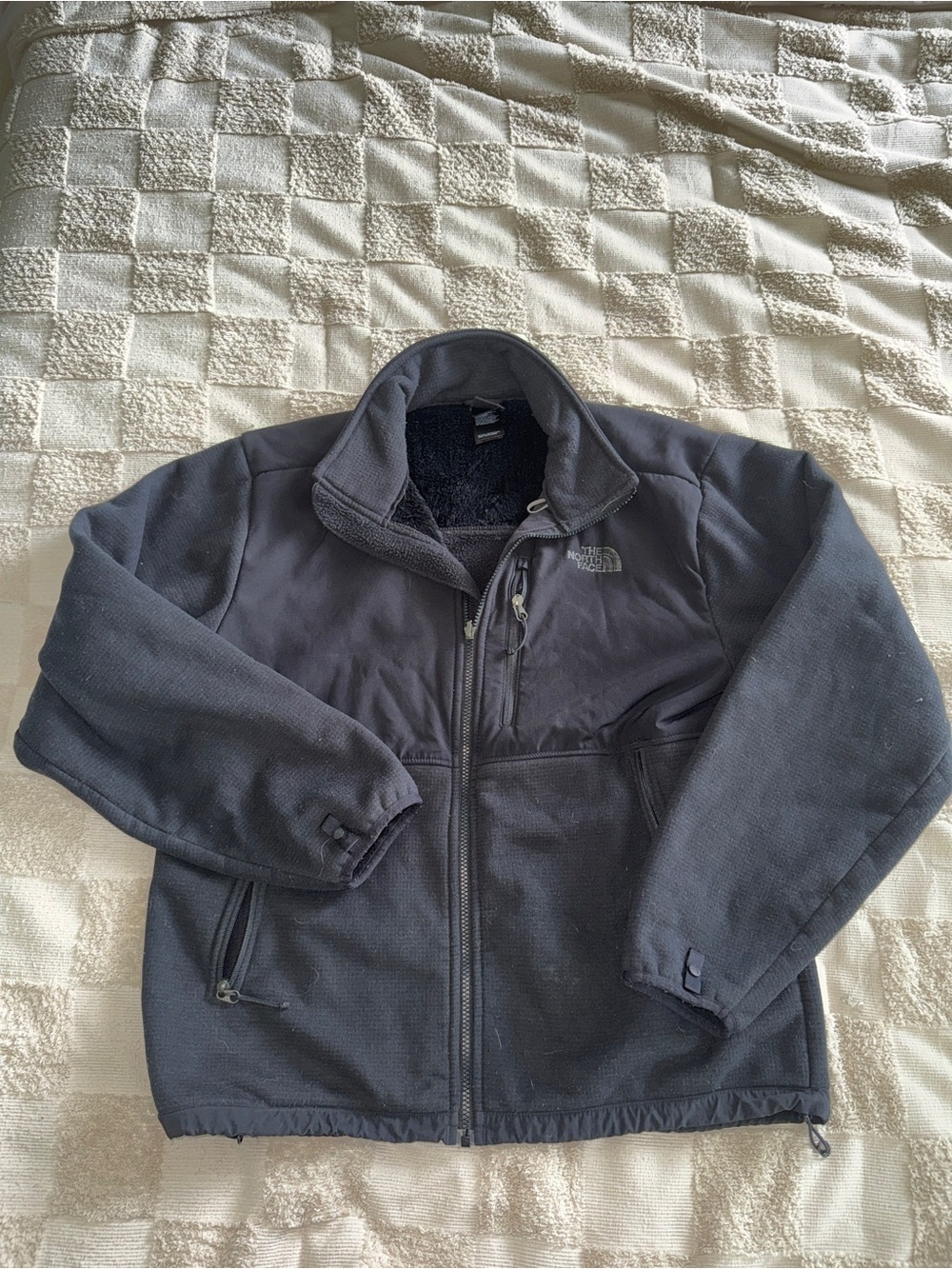 The North Face‎ Denali fleece jacket with woven overlays M